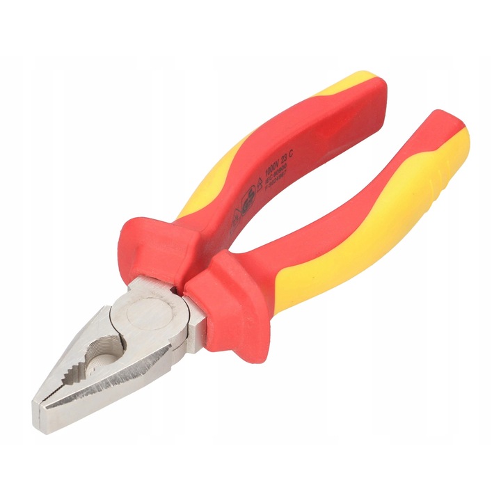 VDE szigetelt univerzális fogó 160 mm Teger, króm-vanádium acél, csúszásmentes nyél