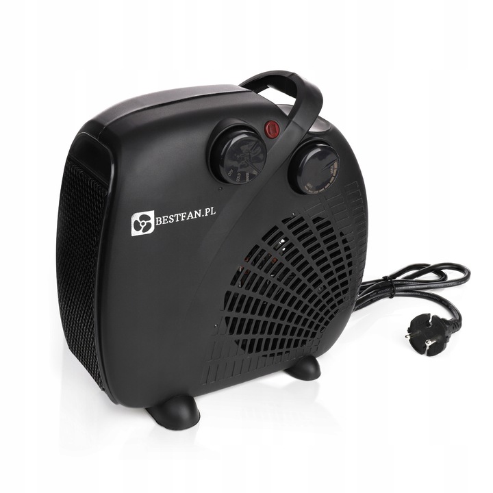 Електрически вентилаторен нагревател Bestfan BF-NGBL, 1800W, черен, 3 нива на мощност, с термостат
