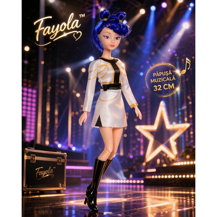 Fayola™Papusa muzicala 32 cm Kpop Demon Hunters Vanatorii de Demoni - Zoey