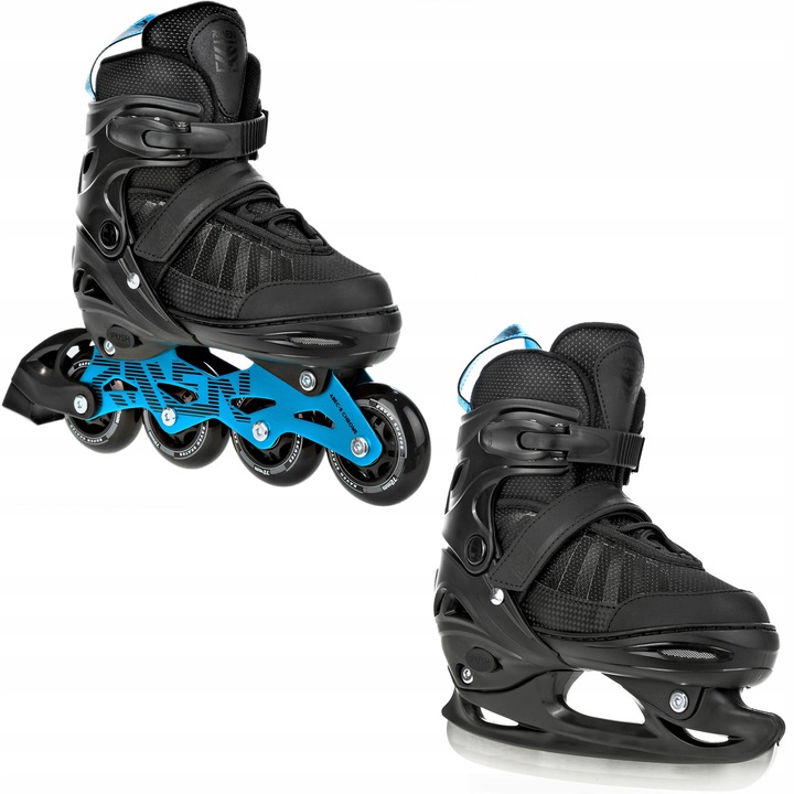 Rolki 2w1 RAVEN Oxen 34-37, 21cm-23,5cm, 72mm, multicolor