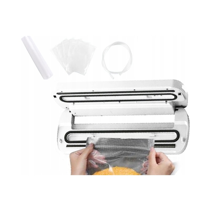 Zgrzewarka prozniowa Kalorik, 4 moduri, 30cm, set complet cu 30 de pungi si tub de aspirare