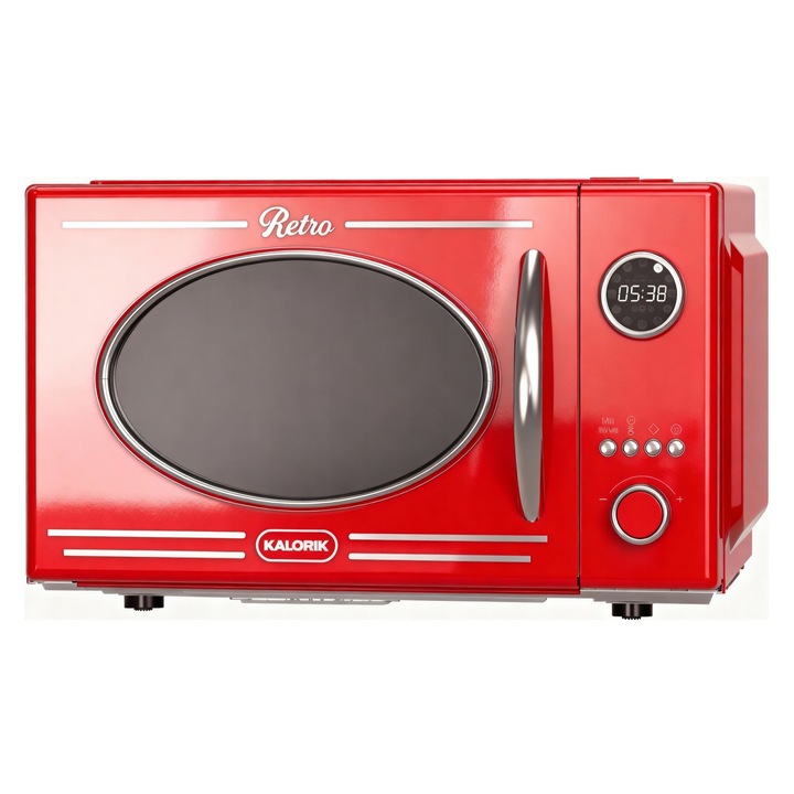 Cuptor cu microunde TKG MW 2600 DG, 20L, 800W, grill, retro, 49,1x38,4x28,5cm