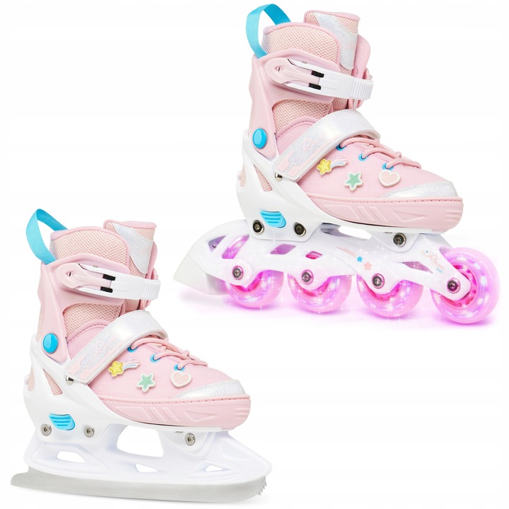 Role Raven 2 in 1 Lilly cu roti LED, 35-39