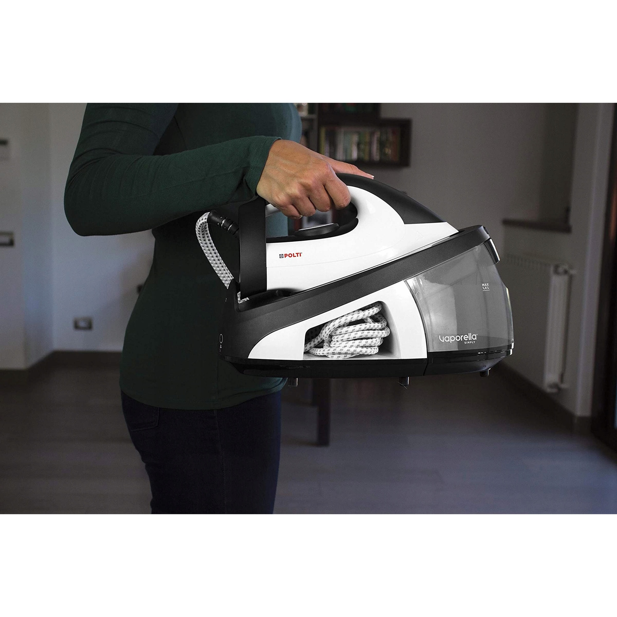 Aspirator robot Xiaomi Roborock S7+, alb, mop cu tehnologie de vibratie, putere de aspiratie 2500Pa, statie de auto-impuscare