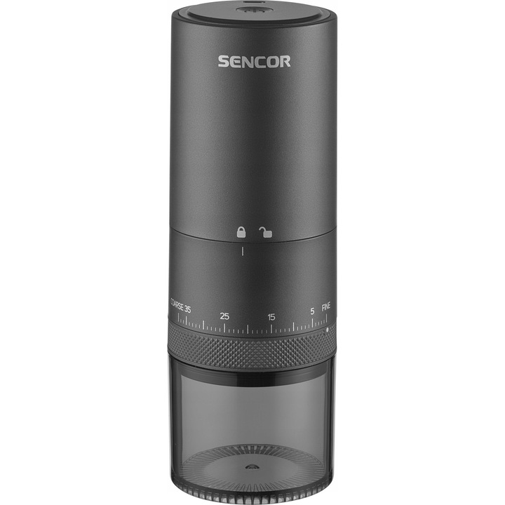 Електрическа мелничка Sencor SCG 4000BK, безжична, черна