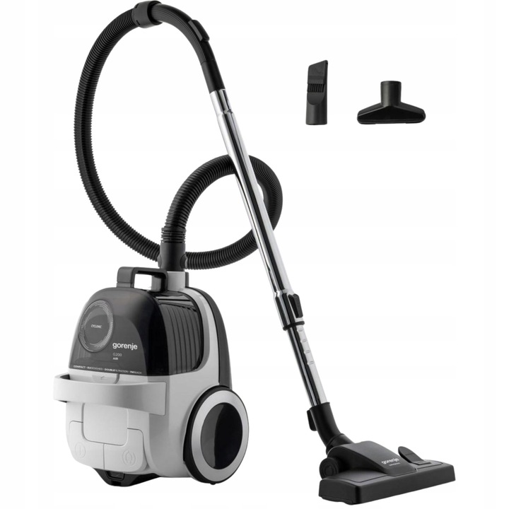 Aspirator Gorenje VCE01G2AW 800W 2,2L, cu rura telescopica, alb