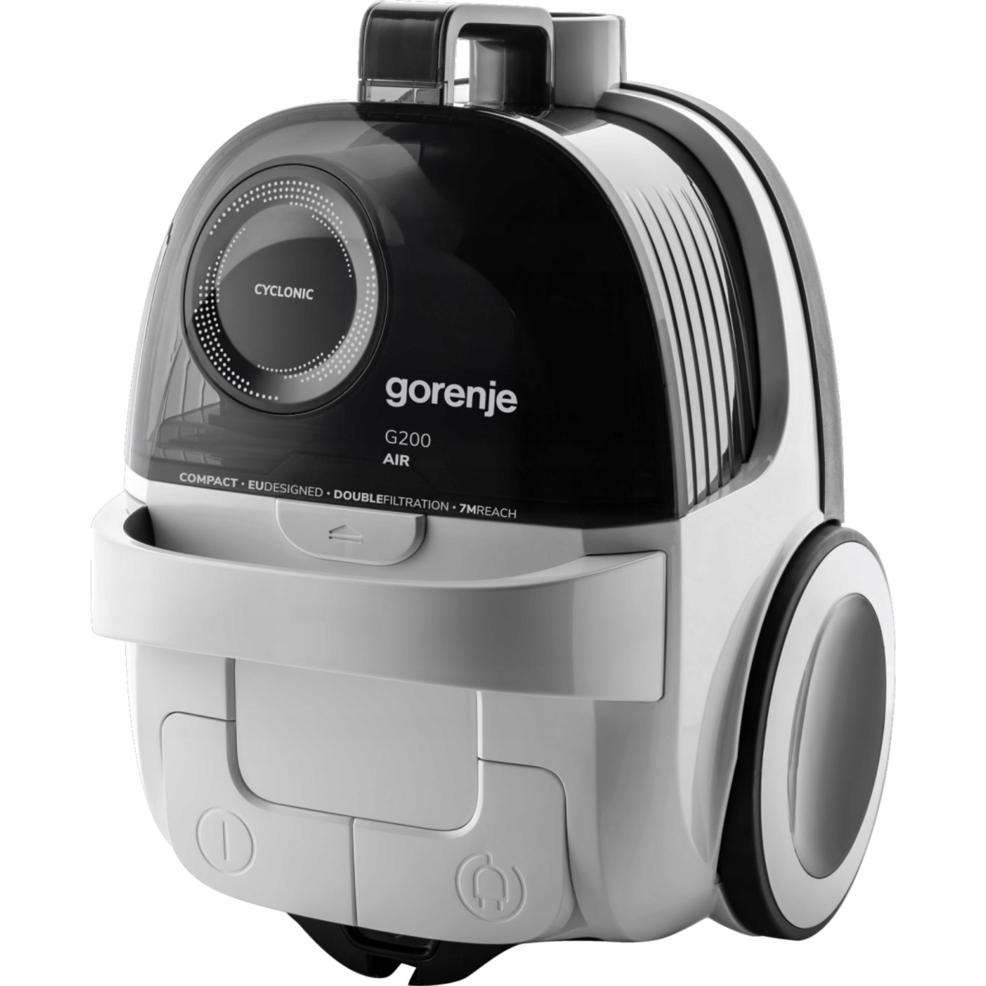 Aspirator Gorenje VCE01G2AW 800W 2,2L, cu rura telescopica, alb