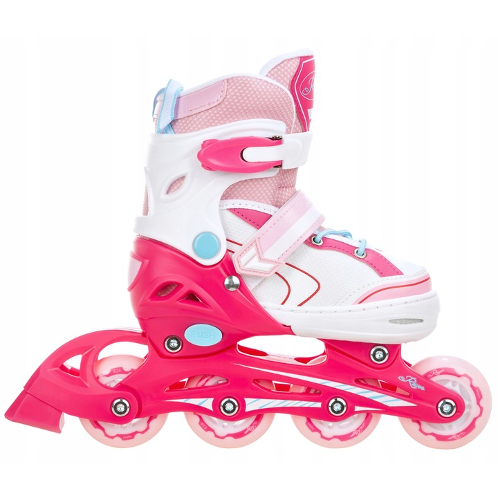 Rolki RAVEN Lia 34-37, 3 in 1, roti LED, 21,5x24cm