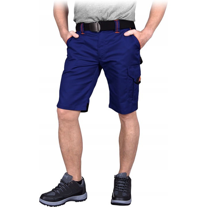 Pantaloni scurti sport barbati REIS Promaster, poliester/bumbac, Albastru