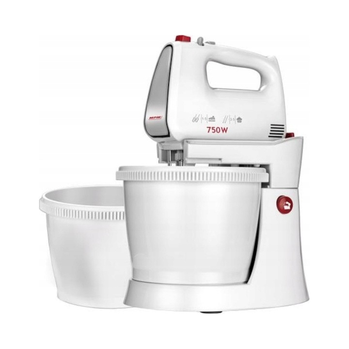 Mikser MPM MMR-22Z 750W, 2 mese, alb