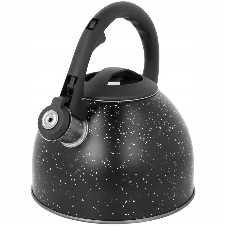 Brunbeste 2L teáskanna, rozsdamentes acél, márvány fekete, minden típusú főzőlaphoz