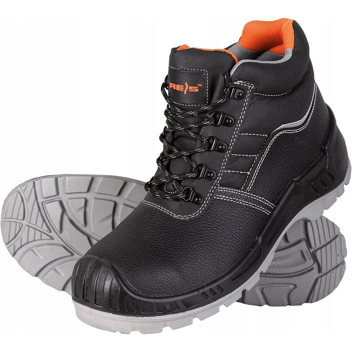 Bocanci de lucru REIS, piele, bombeu compozit, talpa S3, 38