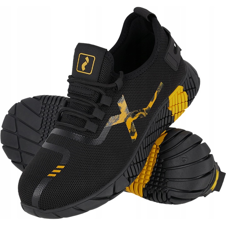 Pantofi de lucru GALAXY, slip-on, bombeu din otel, negru, 40 EU