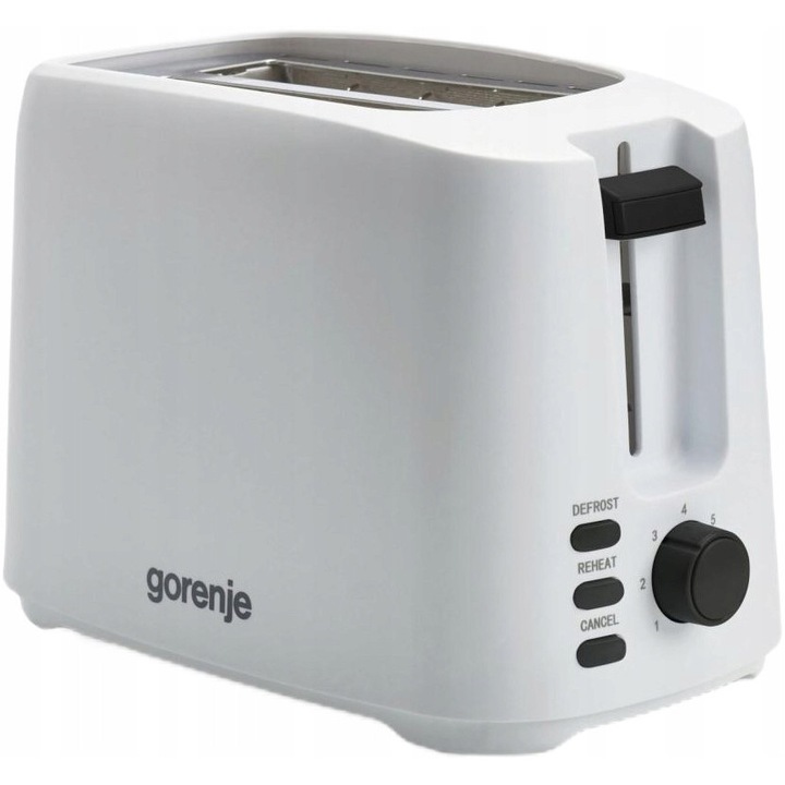 Тостер Gorenje T700XG, 700W, 7 нива на препичане, бял