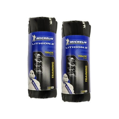 Set cauciucuri bicicleta Michelin Lithion 2 700x23, ETRTO 23-622