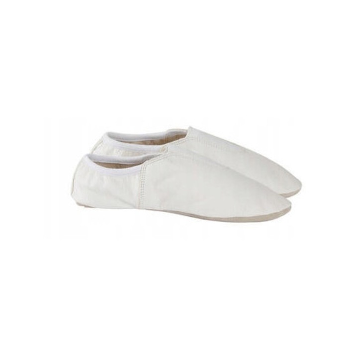 Pantofi sport copii Domyos, gimnastica, piele, talpa flexibila, pentru fete
