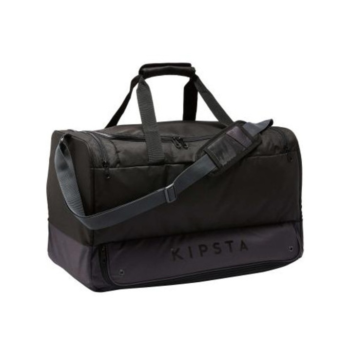 Kipsta Hardcase 75 L sporttáska, cipőtartó rekesszel, mérete 58x37x34cm, súlya 1700g