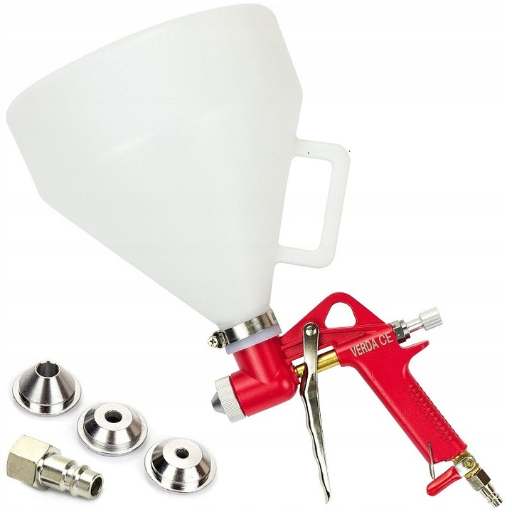 Pistol pneumatic Verda SN301, 5L, 3 duze, 4-6 bar, pentru vopsit si tencuit