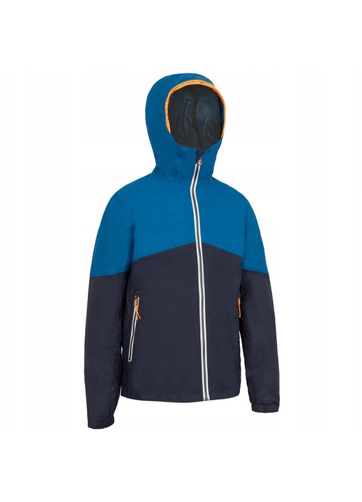 Jacheta de sailing copii, Tribord, Sailing 100, impermeabila, albastru, 113-122 CM