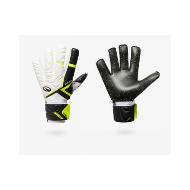 Kipsta Viralto 500 sportkesztyű, ujjvédelemmel, tartós, fekete