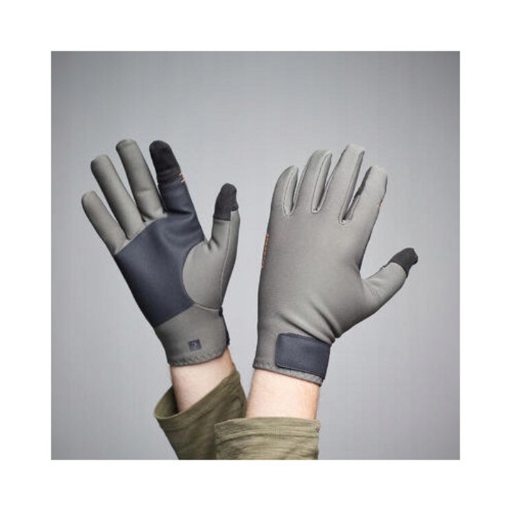 Solognac 500 sportkesztyű, meleg, kétujjas, csúszásgátló, többszínű, univerzális méret