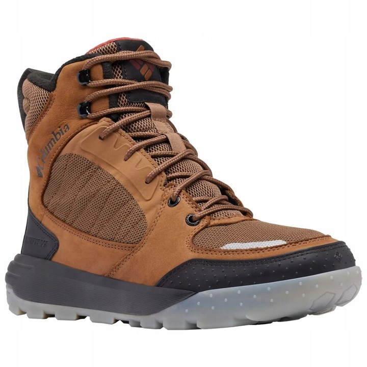 Ghete drumetie barbati Columbia Portlander, impermeabile, piele naturala/sintetic, multicolor, 41 EU