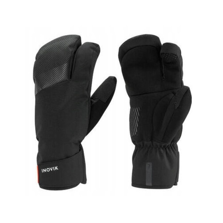 Inovik 500 sportkesztyű, meleg, 3 ujjas, síeléshez, felnőtt