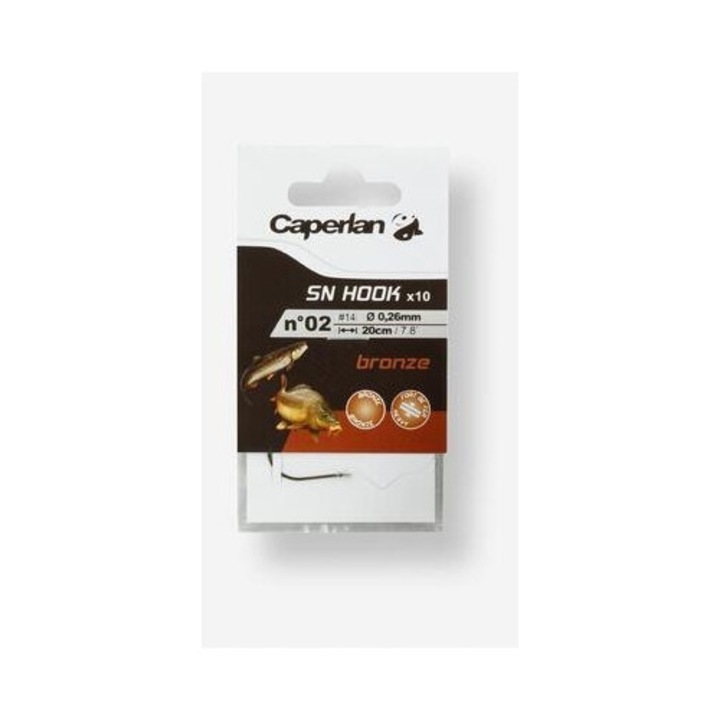 Caperlan SN Bronze horgok, szett, használatra kész