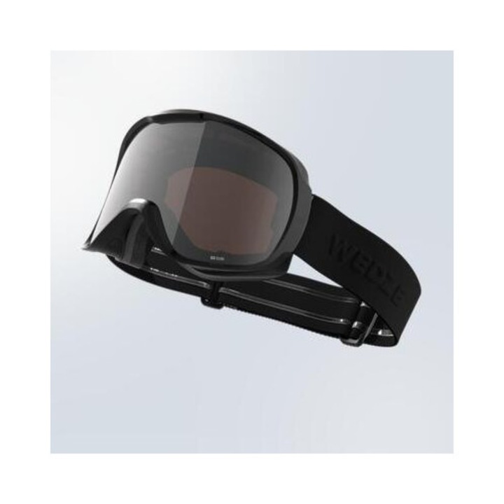 Ochelari de schi si snowboard Wedze G 500 S3, lentile anti-fog, protectie UV, culoare maro