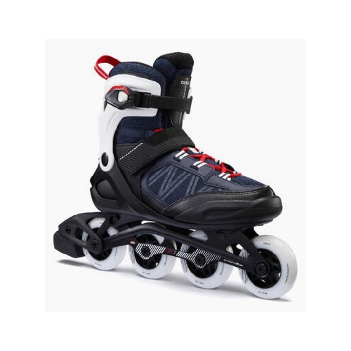 Rolki fitness Oxelo FIT500, pol-miekki but, roti 80mm, multicolor