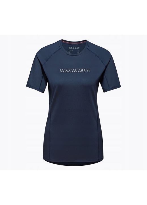 Tricou sport, Mammut, Selun FL, albastru marin, poliester reciclat, maneca scurta