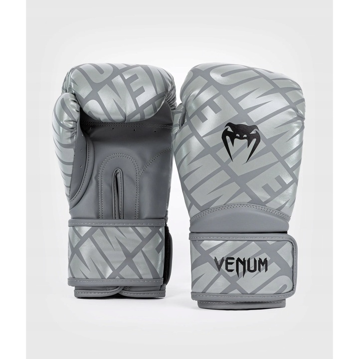 Manusi de box Venum Contender 1.5 XT, 16 oz, sintetic, argintiu-gri