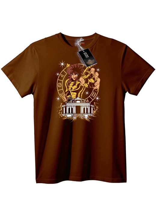 Zodiákus harcos póló, Barna