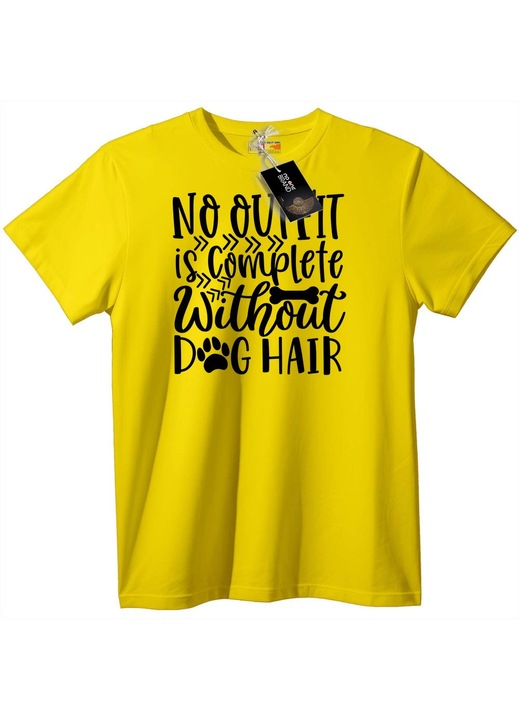 Póló. Kutya szőr nélkül a ruha nem teljes., Sárga