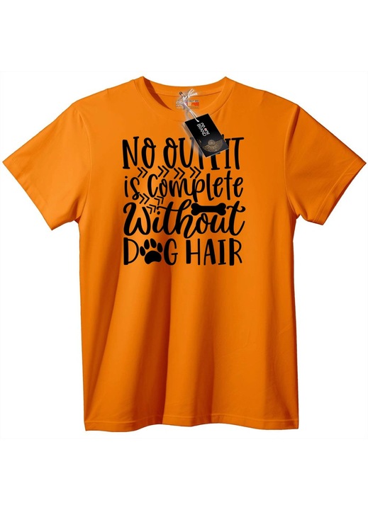 Póló. Kutya szőr nélkül a ruha nem teljes., Narancssárga