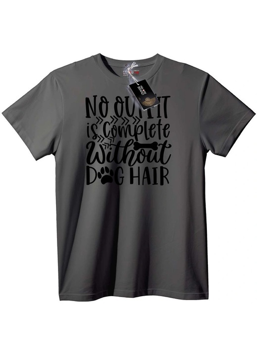 Póló. Kutya szőr nélkül a ruha nem teljes., Szürke