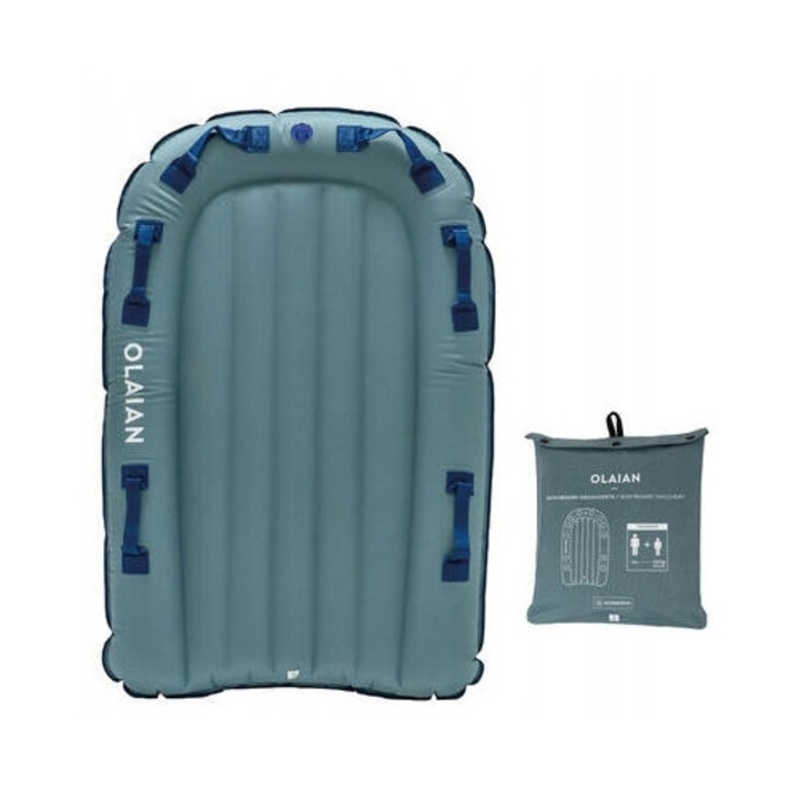 Placa Bodyboard Tandem Olaian, pentru adult si copil, 120 kg, pompat, 140x70cm