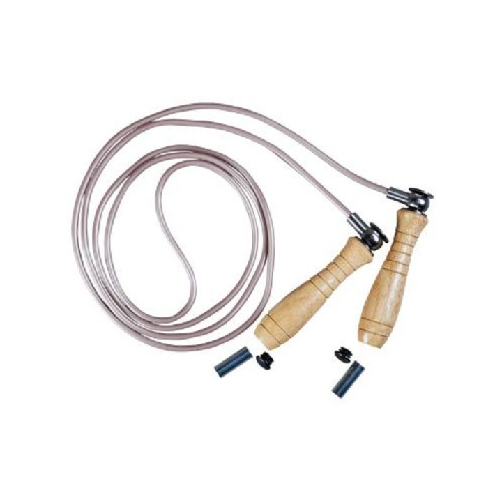 Corzi sarituri cu greutati, Outshock, 0,8cm x 280cm, lungime ajustabila, 460g