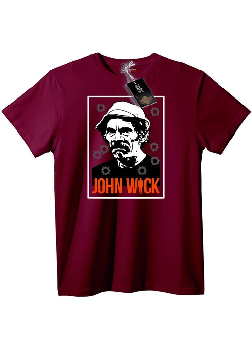 John Wick póló, Bordó