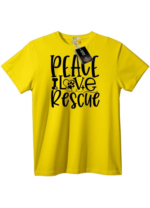 Póló: Béke, szerelem, megváltás, Sárga