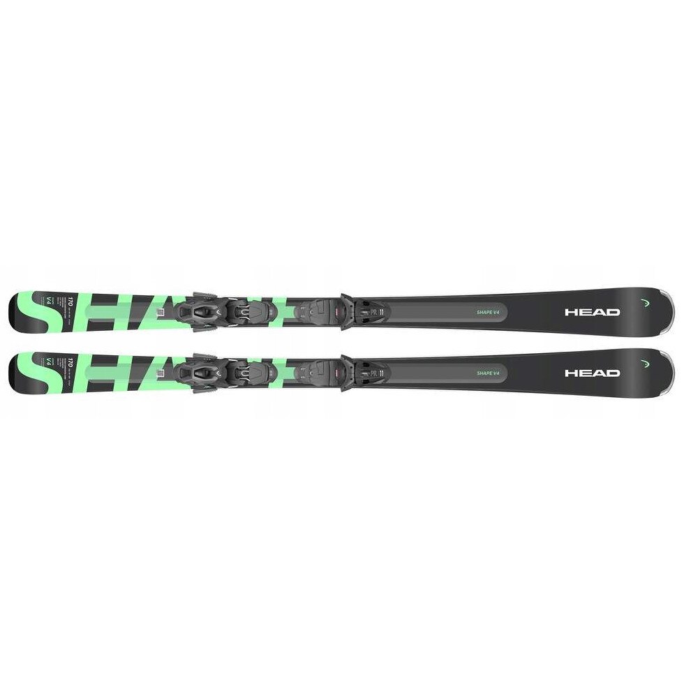Schiuri Head V-Shape V6 cu legatura PR11 GW 85, 156cm, negru-rosu