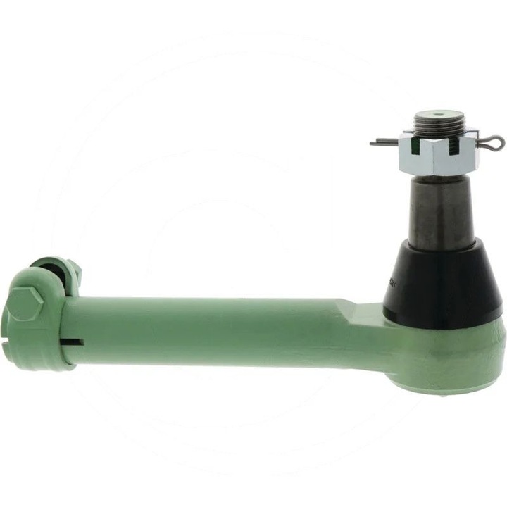 Kormányösszekötő rúd vég John Deere, Granit, RE261925, 255mm, 1 1/8"x12, 1 1/4"x12, 32,2x38,2mm, zöld/fekete