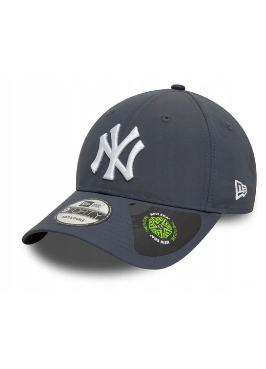 New Era 9FORTY New York Yankees sapka, szürke, univerzális méret, 100% újrahasznosított poliészter