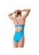 Дамски бански Speedo Solid FlyBack 2.0, син, едно цяло