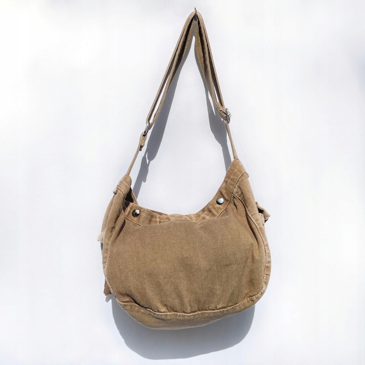 Geanta dama, Ciemny Bez, drelich, cu inchidere pe buton, 30x40cm