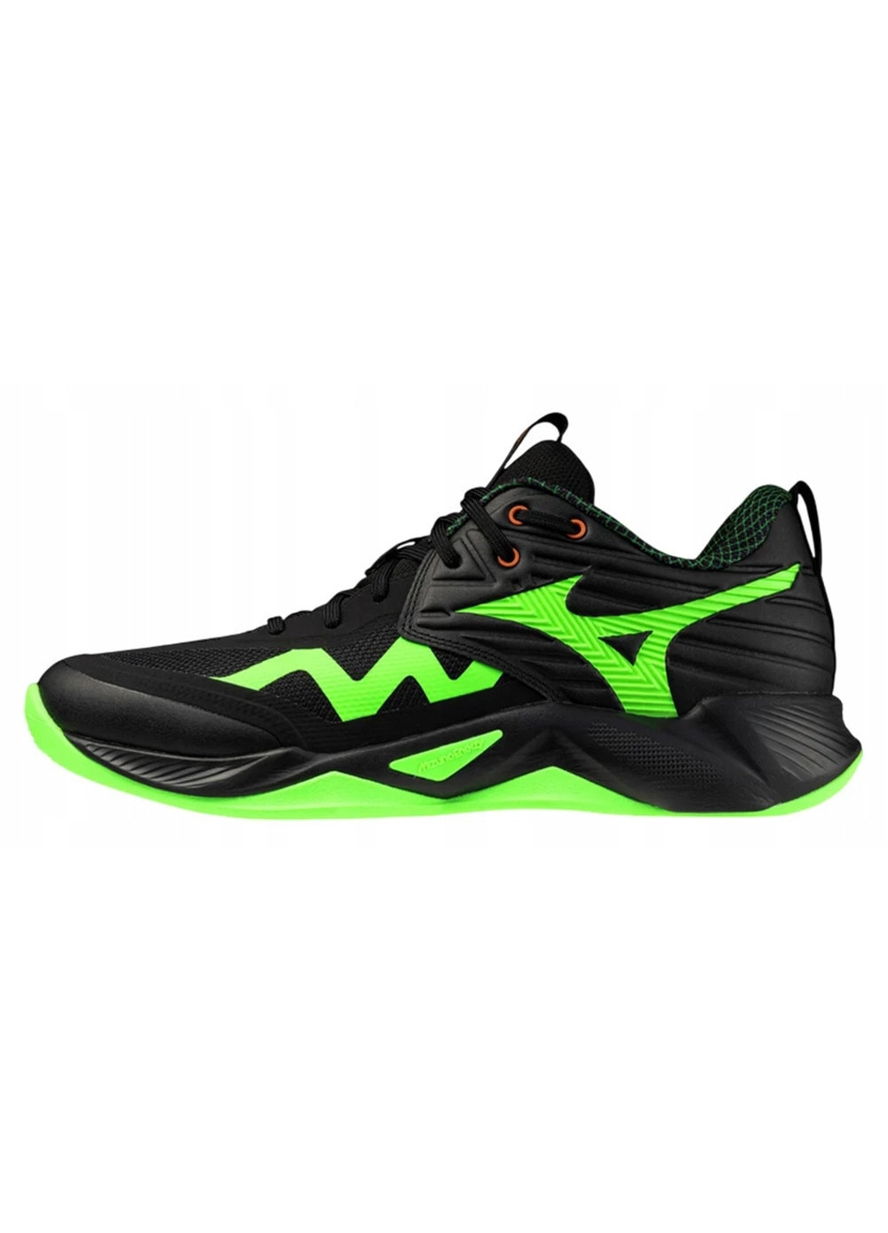 Pantofi Mizuno Wave Momentum Pro Barbati pentru volei, negruerde