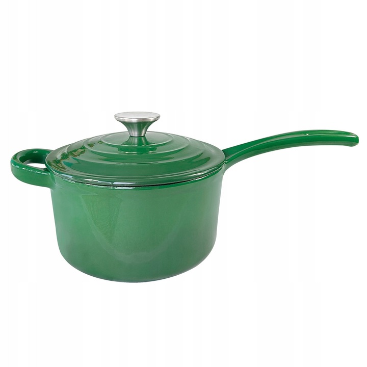 Oala emalioasa Silesia Emalia 1500ml, 17cm, verde