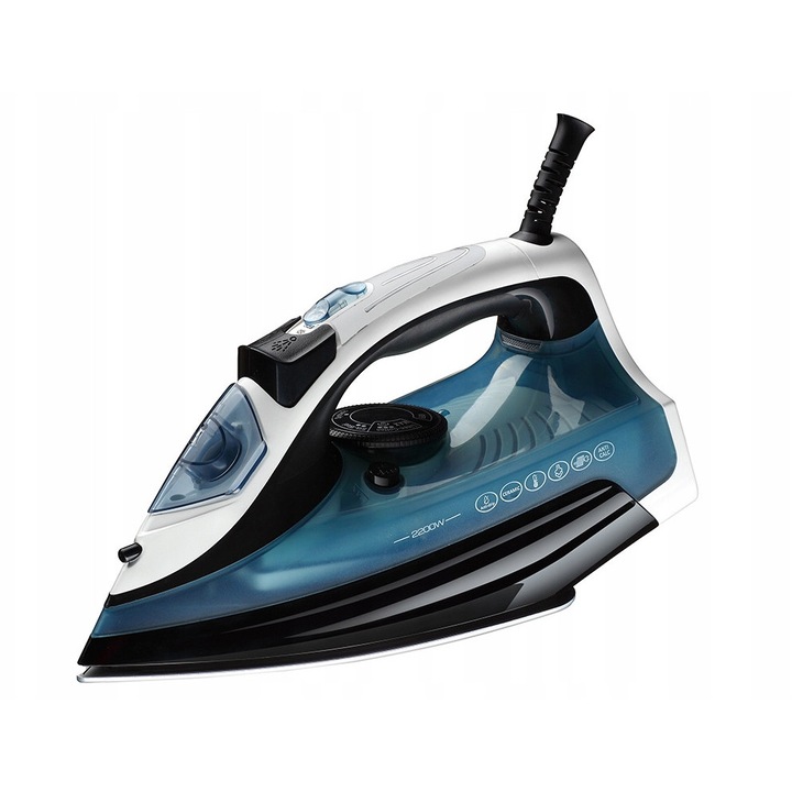 Fier de calcat cu abur Botti SL-2283, 2200W, ceramica, 270ml, alb