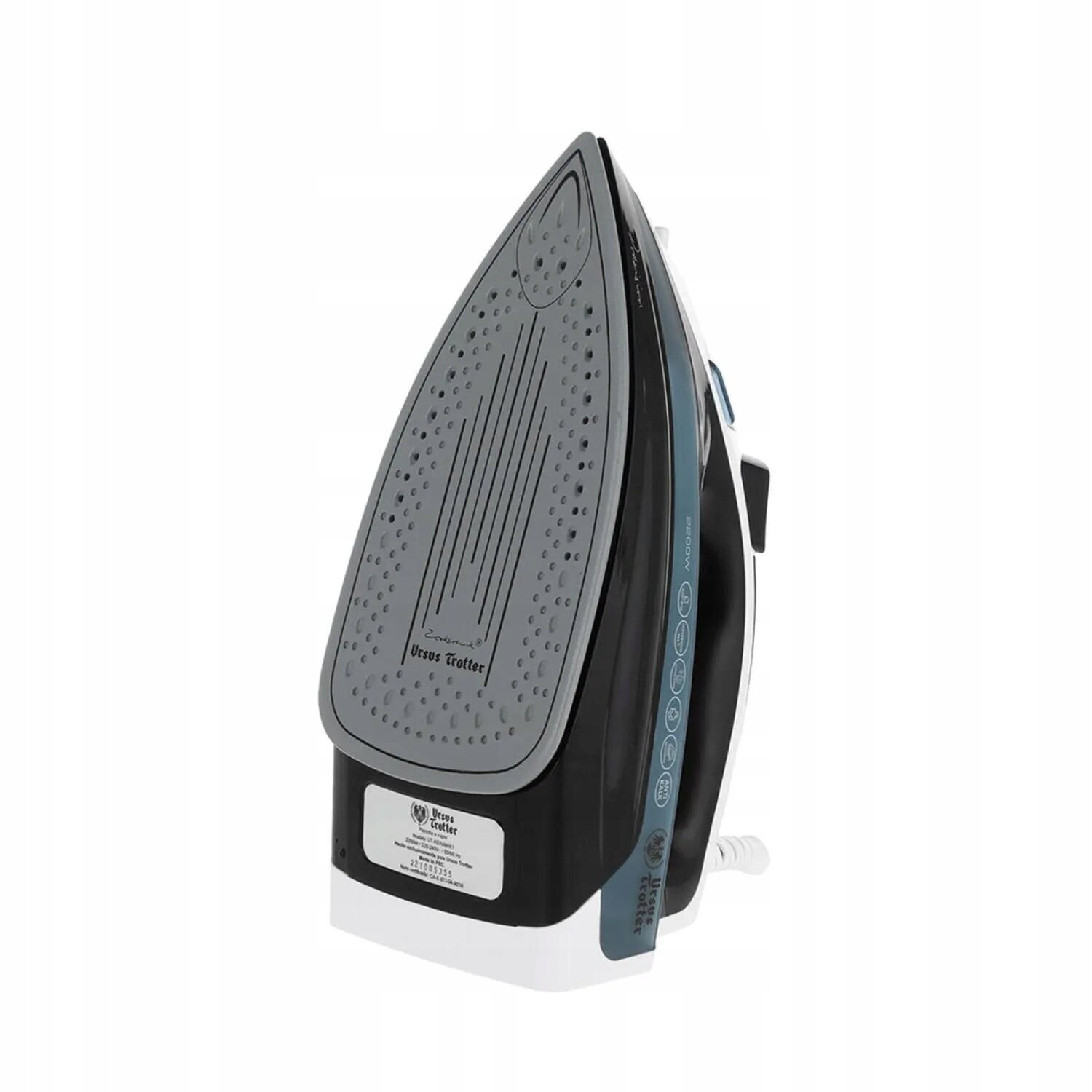 Fier de calcat cu abur Botti SL-2283, 2200W, ceramica, 270ml, alb