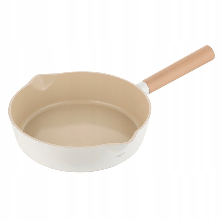 Tigaie adanca Florina Nube 26cm aluminiu ceramica bej